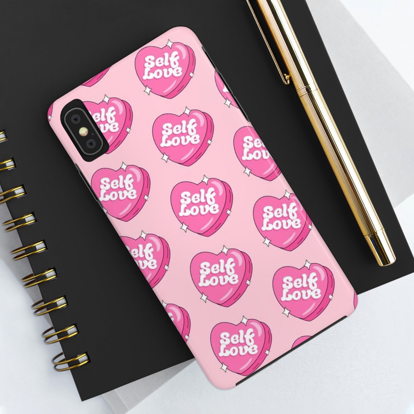 Self Love phone case/ for iPhones/heart collection Tough Phone Cases,