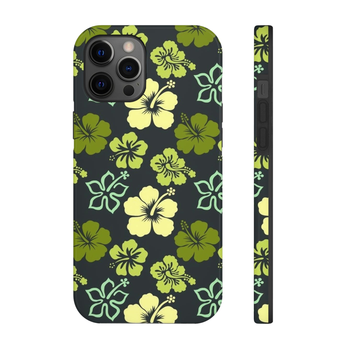 Green Hawaiian phone case for iPhone / summer collection Tough Phone Cases, Case-Mate