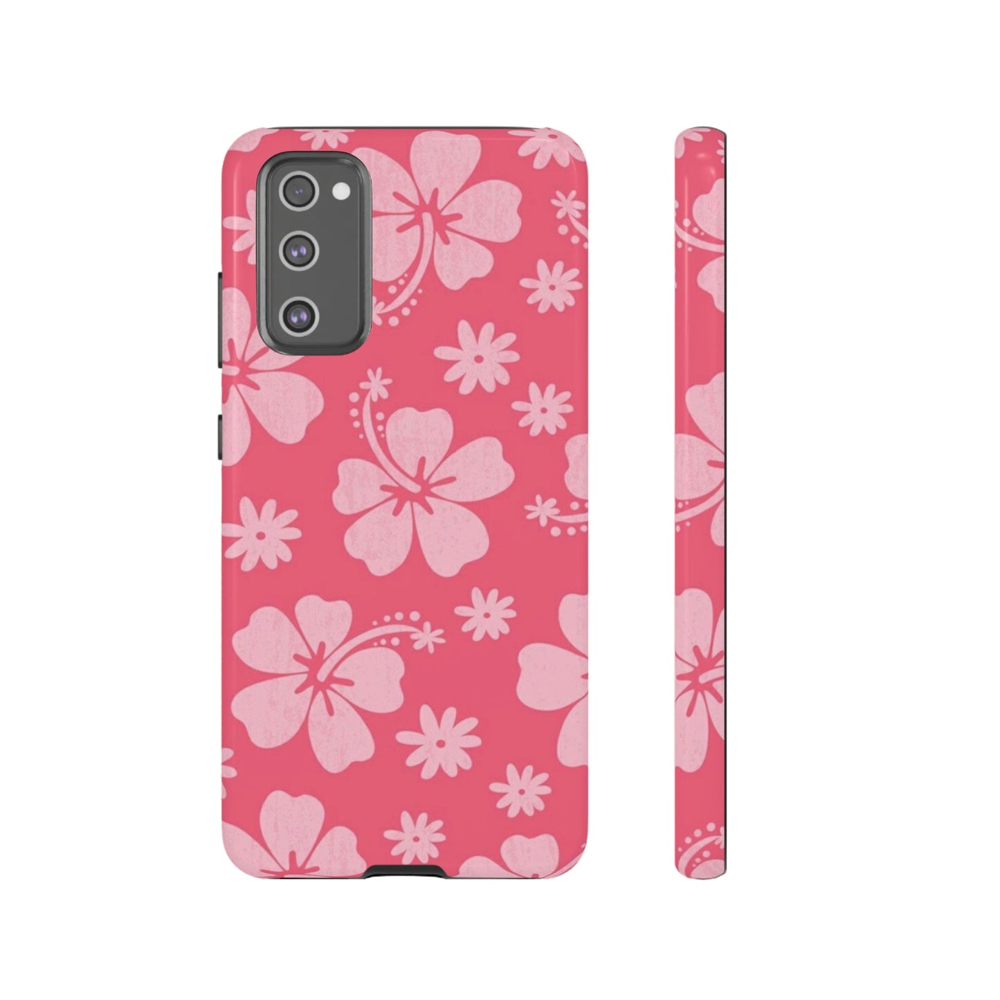 Pink hibiscus phone case/ for Samsung & Google phones /summer collection