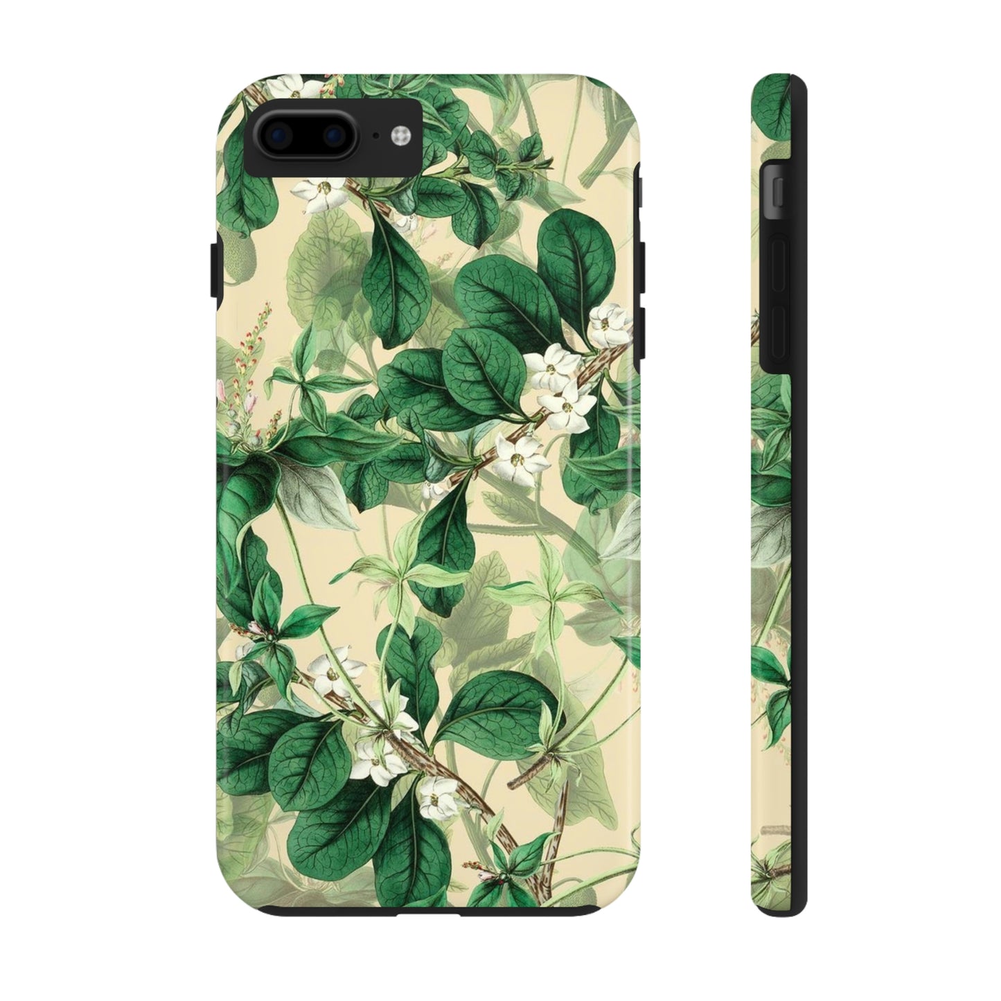 Green Petals phone case, for iPhone, Tough Phone Cases, Floral collection