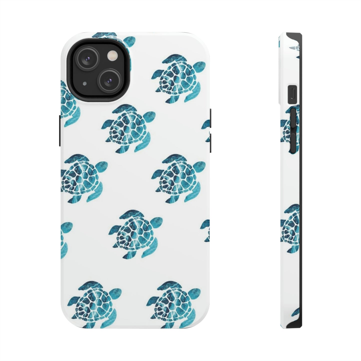 Turtles crossing iPhone case / summer collection Tough Phone Cases, Case-Mate