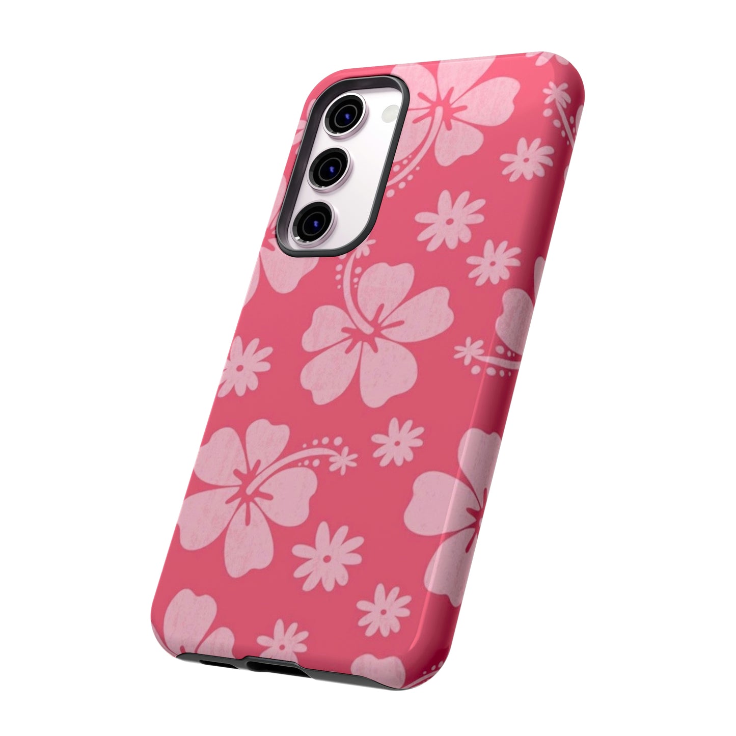 Pink hibiscus phone case/ for Samsung & Google phones /summer collection