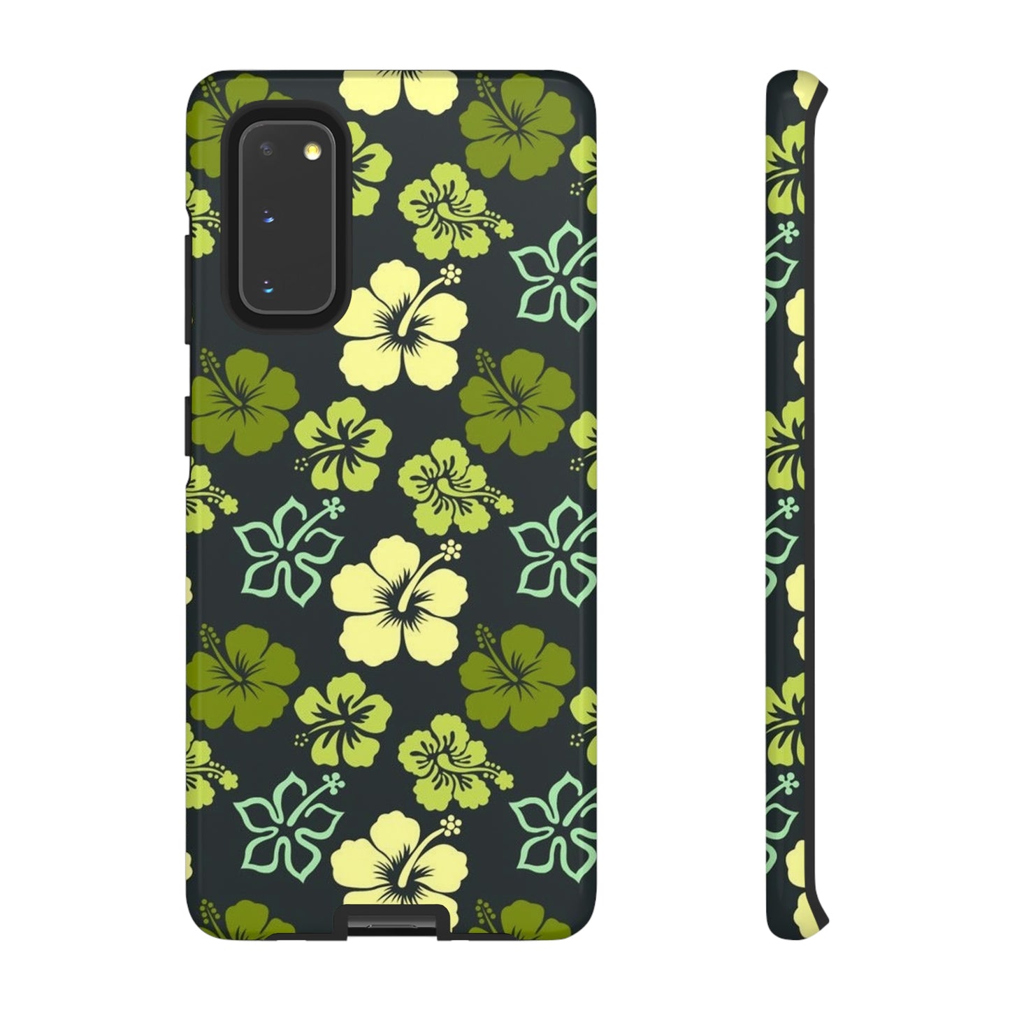 Green Hawaiian phone case for Samsung & Google phones / summer collection / Tough Cases