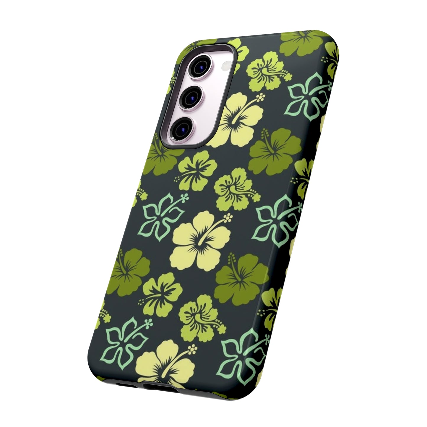 Green Hawaiian phone case for Samsung & Google phones / summer collection / Tough Cases