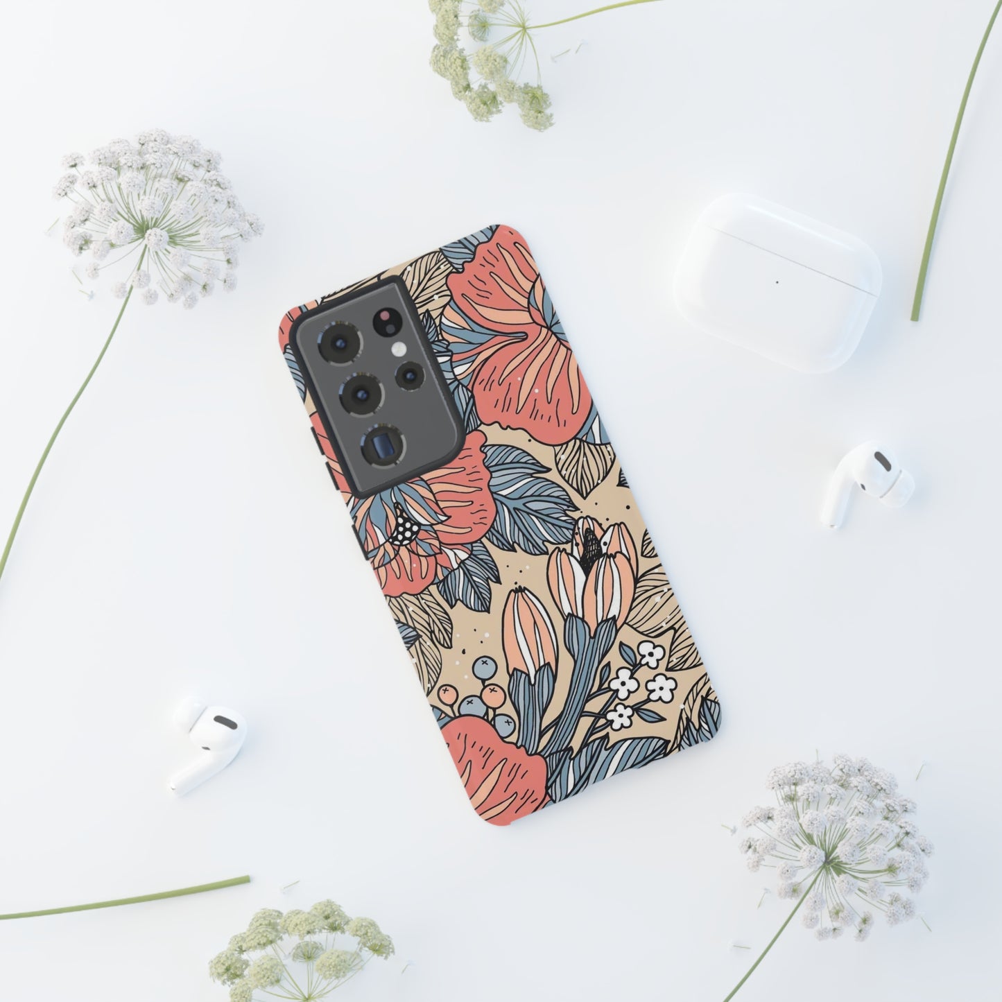 Floral Phone case, for Samsung & Google phone/Tough Cases/ Floral collection