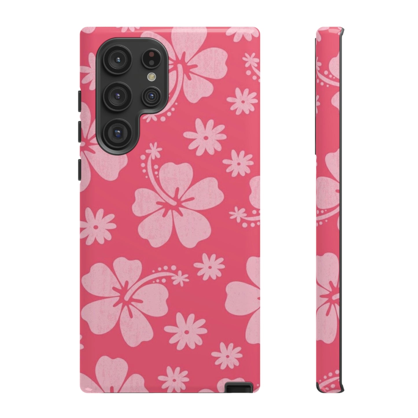 Pink hibiscus phone case/ for Samsung & Google phones /summer collection