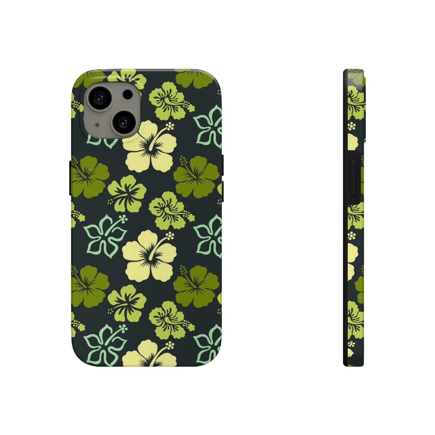 Green Hawaiian phone case for iPhone / summer collection Tough Phone Cases, Case-Mate