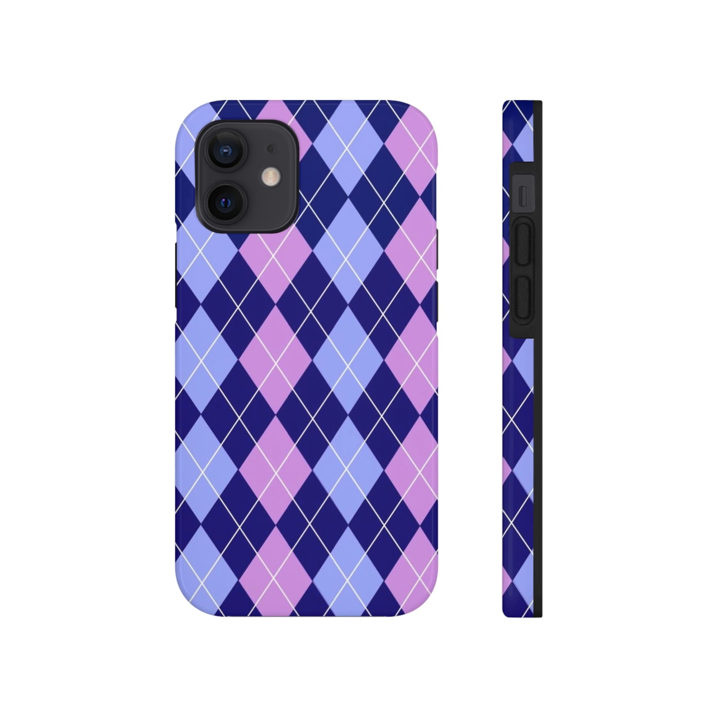 Purple plaid sweater phone case/ for iPhone/ plaid collection/ Tough Phone Cases