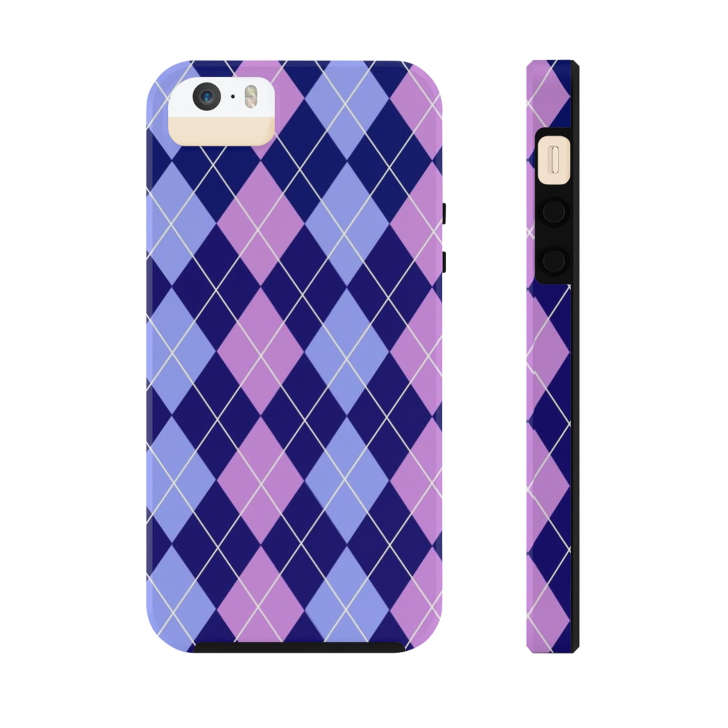 Purple plaid sweater phone case/ for iPhone/ plaid collection/ Tough Phone Cases