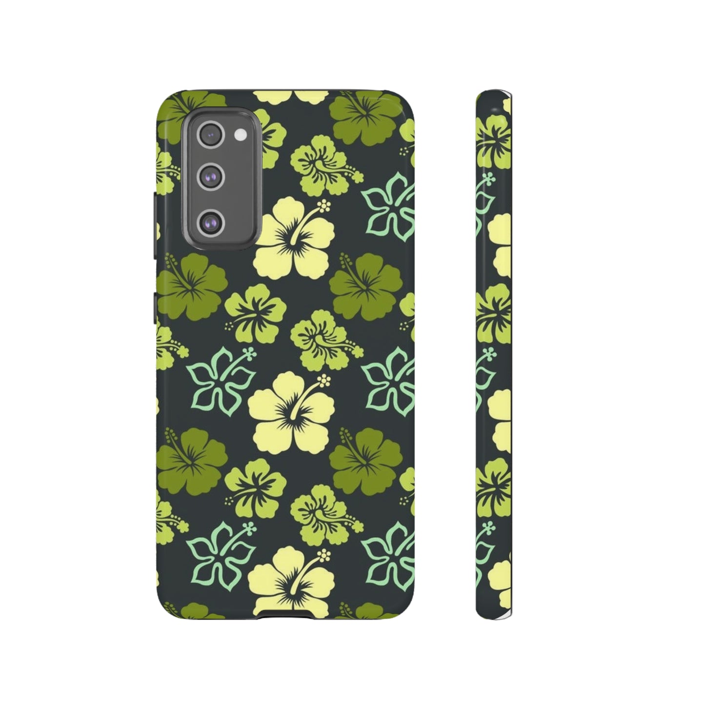 Green Hawaiian phone case for Samsung & Google phones / summer collection / Tough Cases