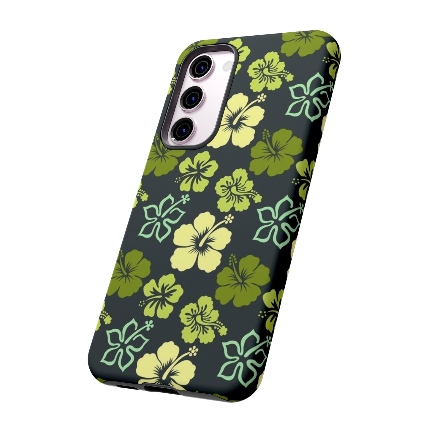 Green Hawaiian phone case for Samsung & Google phones / summer collection / Tough Cases