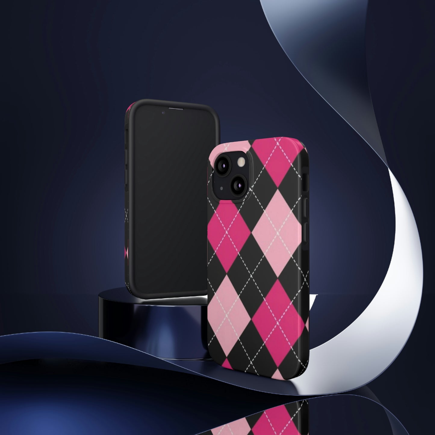 Pink Diamond phone case/ for iPhone/ plaid collection/ Tough Phone Cases