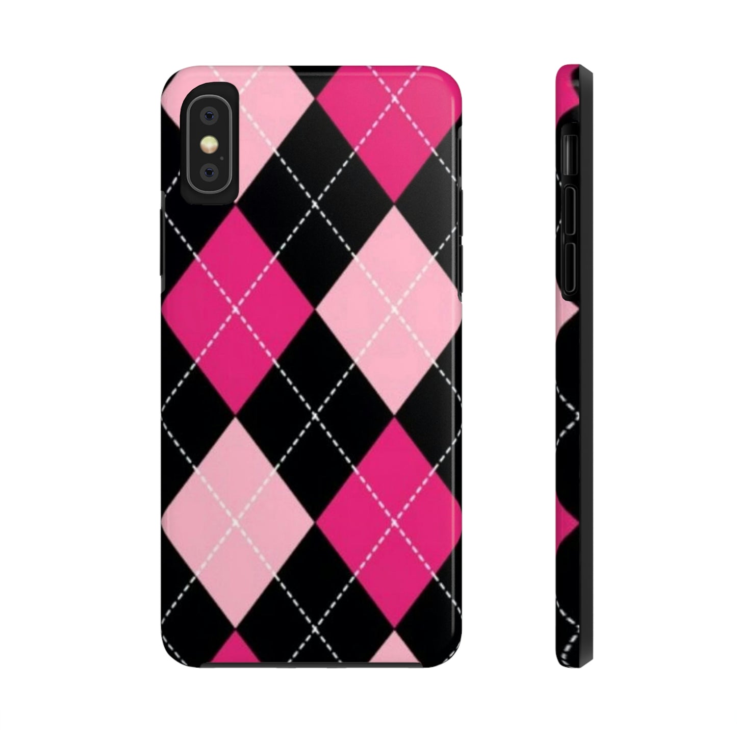 Pink Diamond phone case/ for iPhone/ plaid collection/ Tough Phone Cases