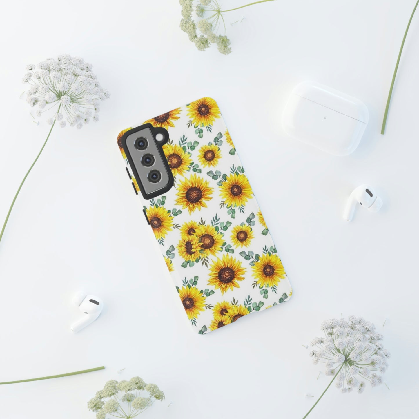 Sunny Sunflower phone case/ for Samsung & Google phones/ floral collection/Tough Cases