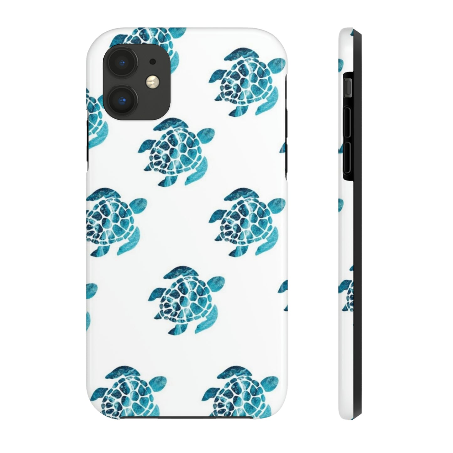 Turtles crossing iPhone case / summer collection Tough Phone Cases, Case-Mate