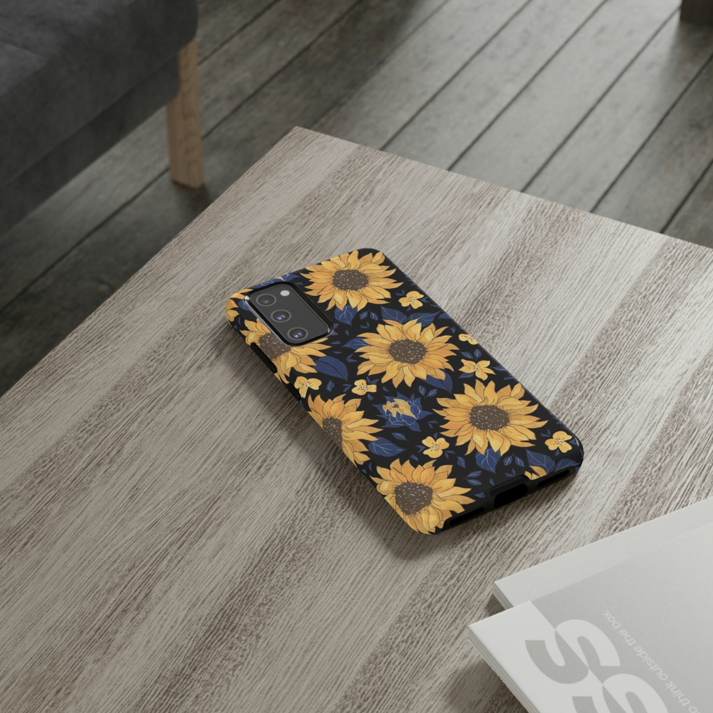 Sunflower phone case/ for Samsung & Google phones/ Floral collection/ Tough Phone Cases