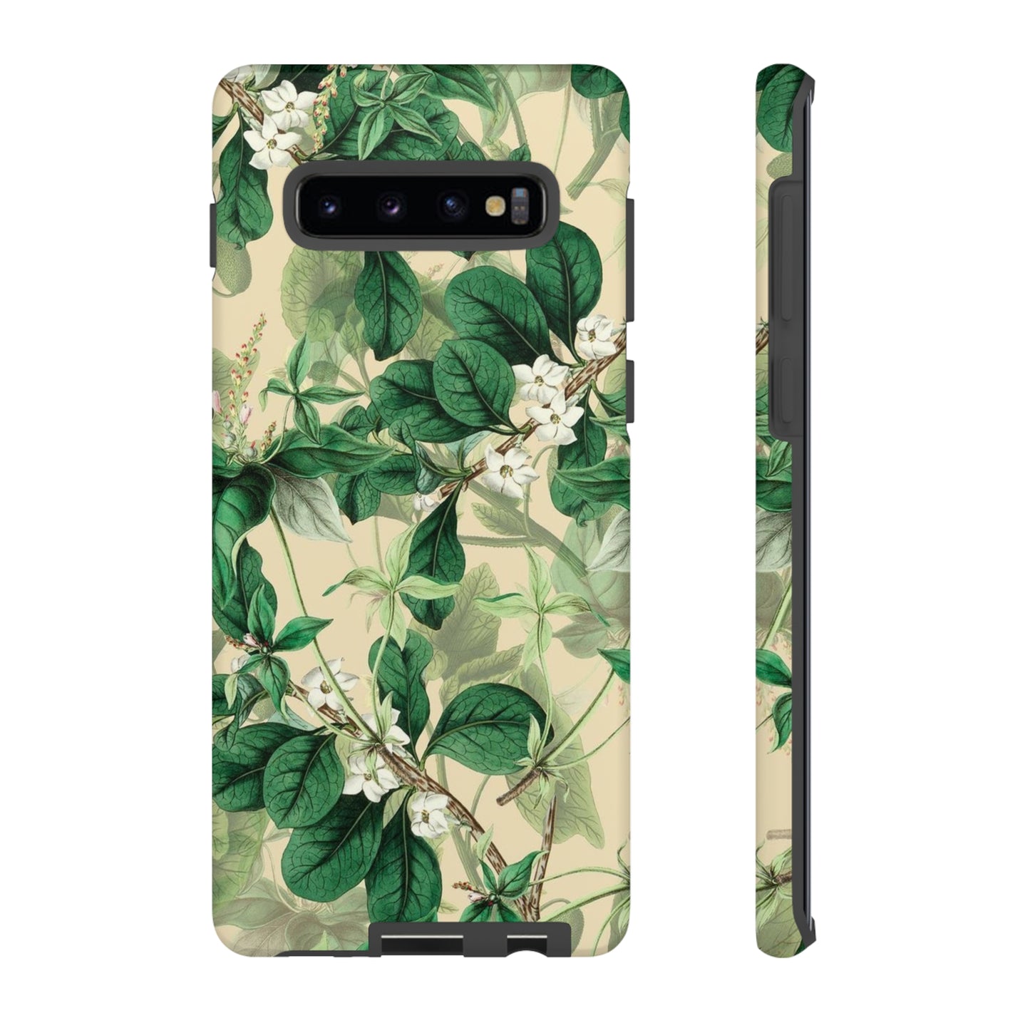 Green Petal phone case, for Samsung & Google phone./ Floral Collection