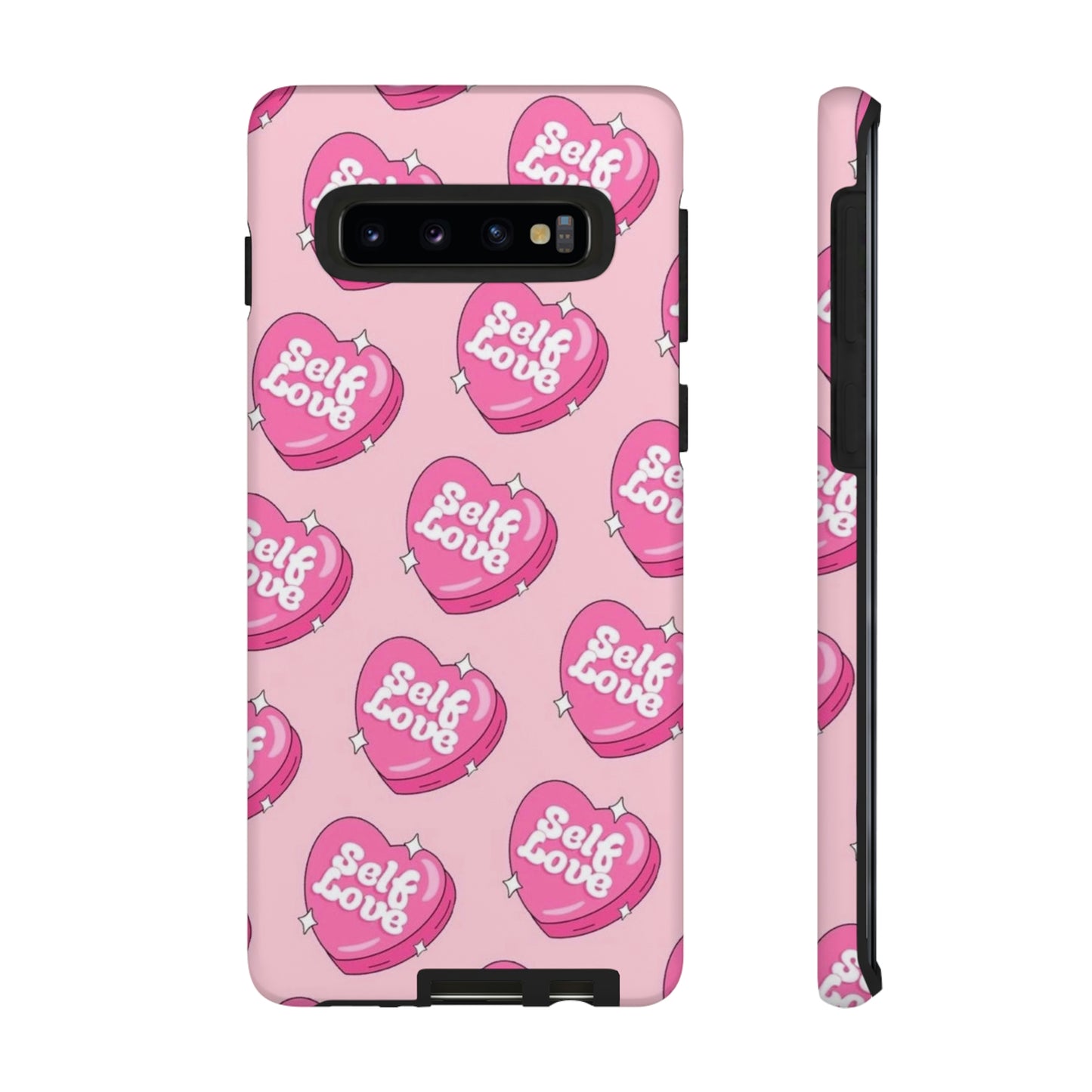 Self love phone case, for Samsung & google phones,/ heart collection/ tough case