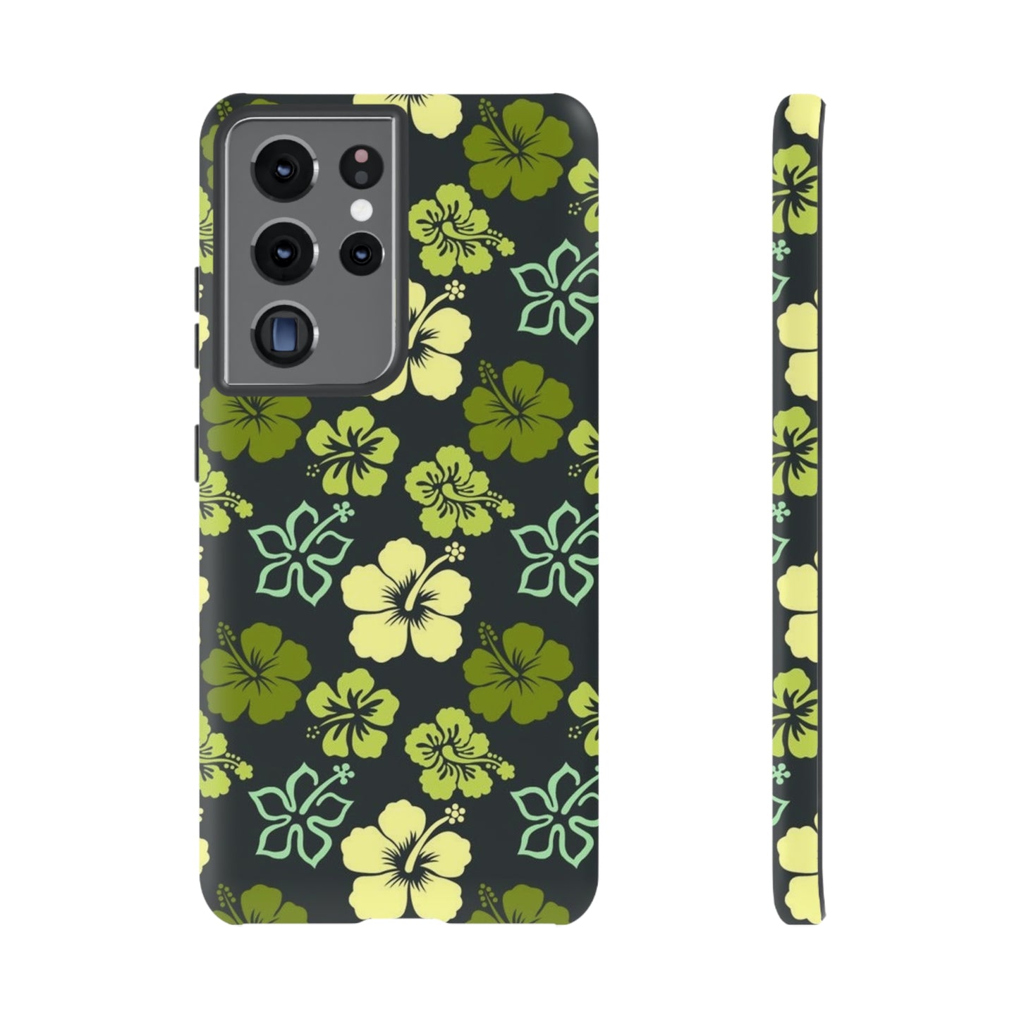 Green Hawaiian phone case for Samsung & Google phones / summer collection / Tough Cases