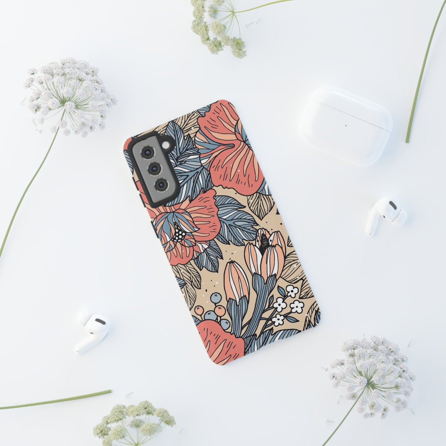 Floral Phone case, for Samsung & Google phone/Tough Cases/ Floral collection