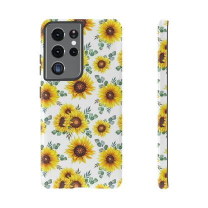 Sunny Sunflower phone case/ for Samsung & Google phones/ floral collection/Tough Cases