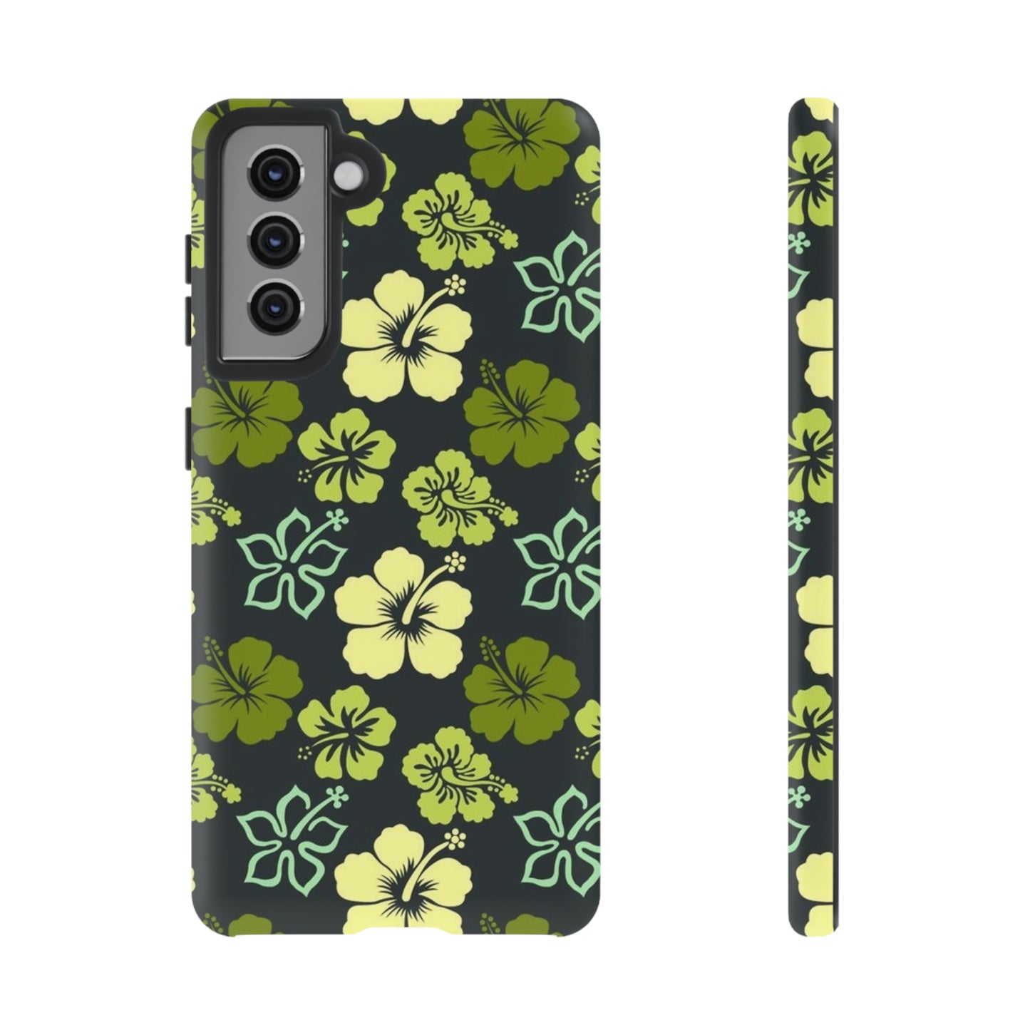 Green Hawaiian phone case for Samsung & Google phones / summer collection / Tough Cases