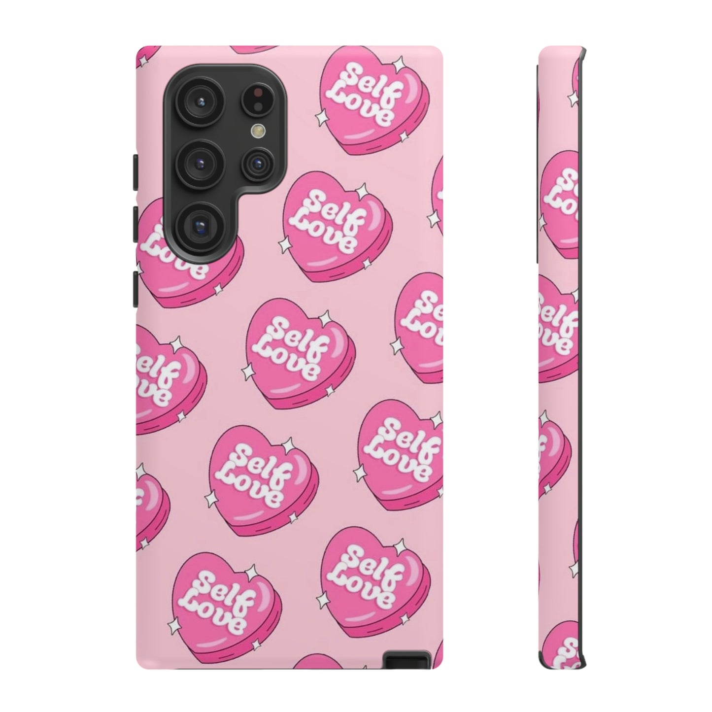 Self love phone case, for Samsung & google phones,/ heart collection/ tough case