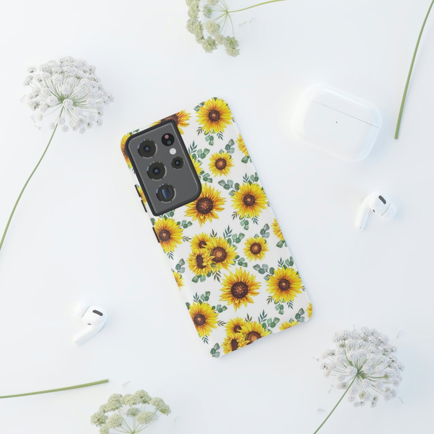 Sunny Sunflower phone case/ for Samsung & Google phones/ floral collection/Tough Cases