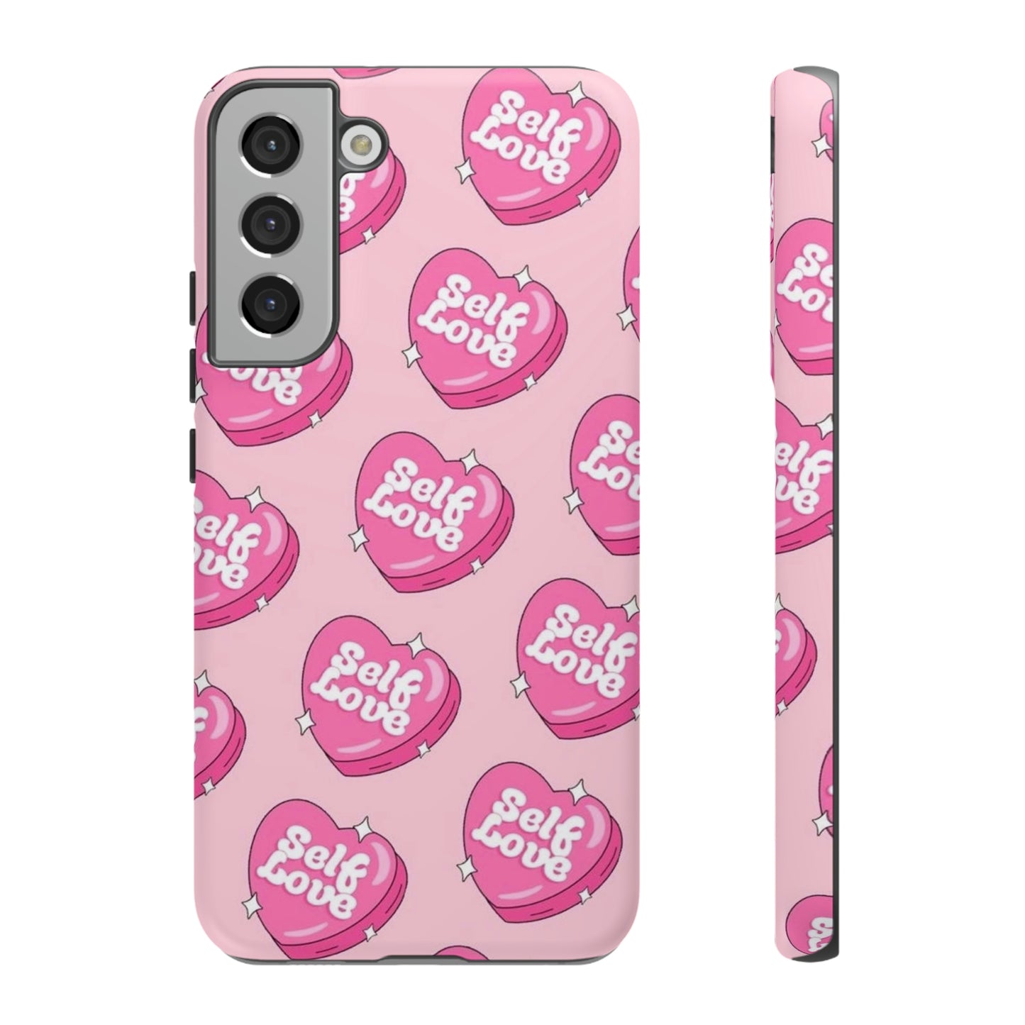 Self love phone case, for Samsung & google phones,/ heart collection/ tough case