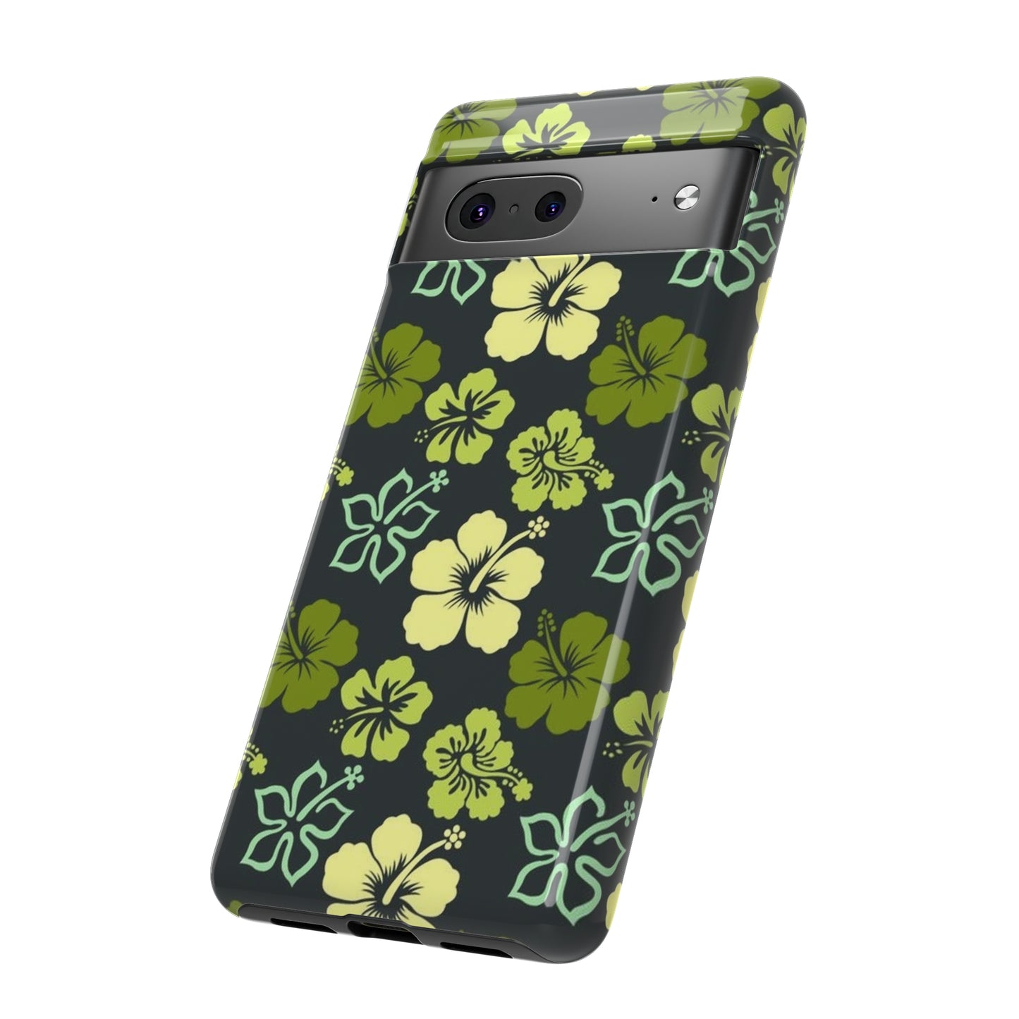 Green Hawaiian phone case for Samsung & Google phones / summer collection / Tough Cases