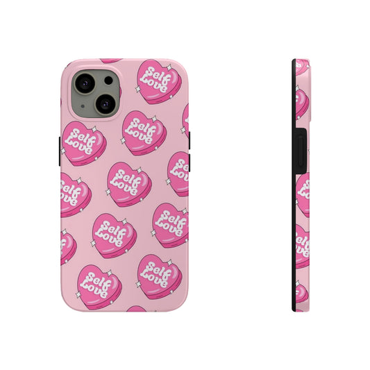 Self Love phone case/ for iPhones/heart collection Tough Phone Cases,