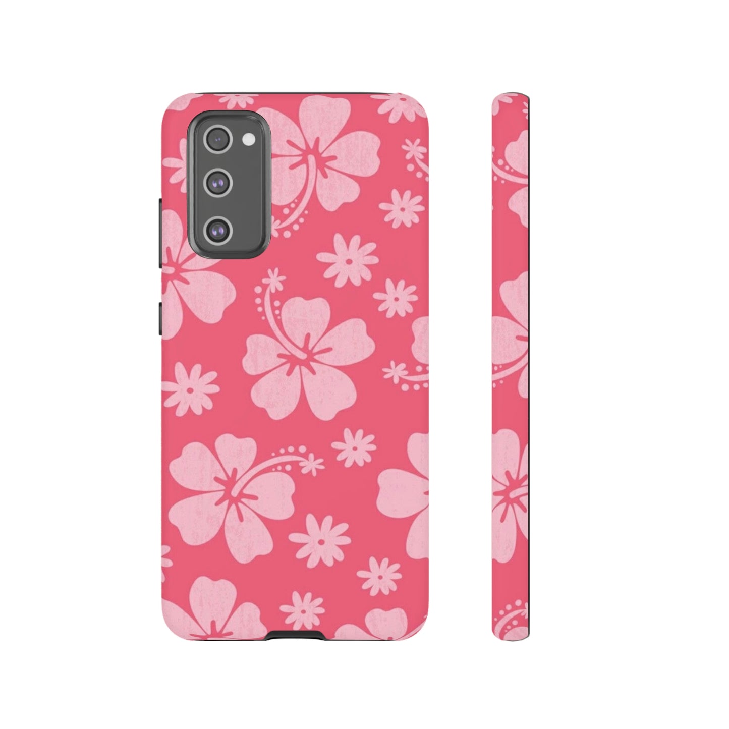 Pink hibiscus phone case/ for Samsung & Google phones /summer collection