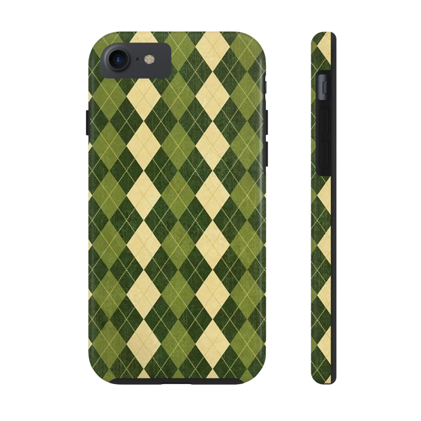 Green Plaid sweater phone case/ for iPhone/ plaid collection/ Tough Phone Cases