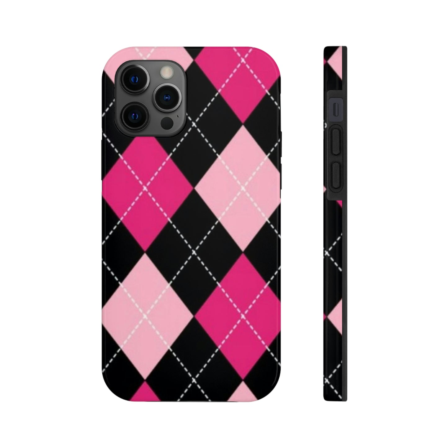 Pink Diamond phone case/ for iPhone/ plaid collection/ Tough Phone Cases