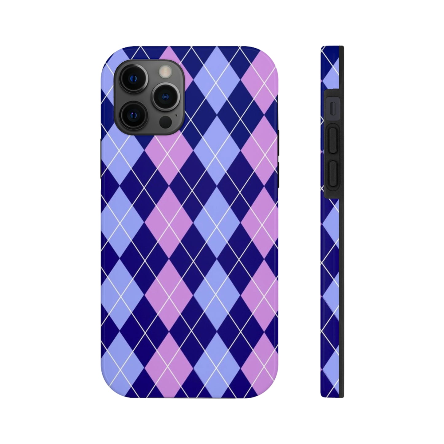 Purple plaid sweater phone case/ for iPhone/ plaid collection/ Tough Phone Cases