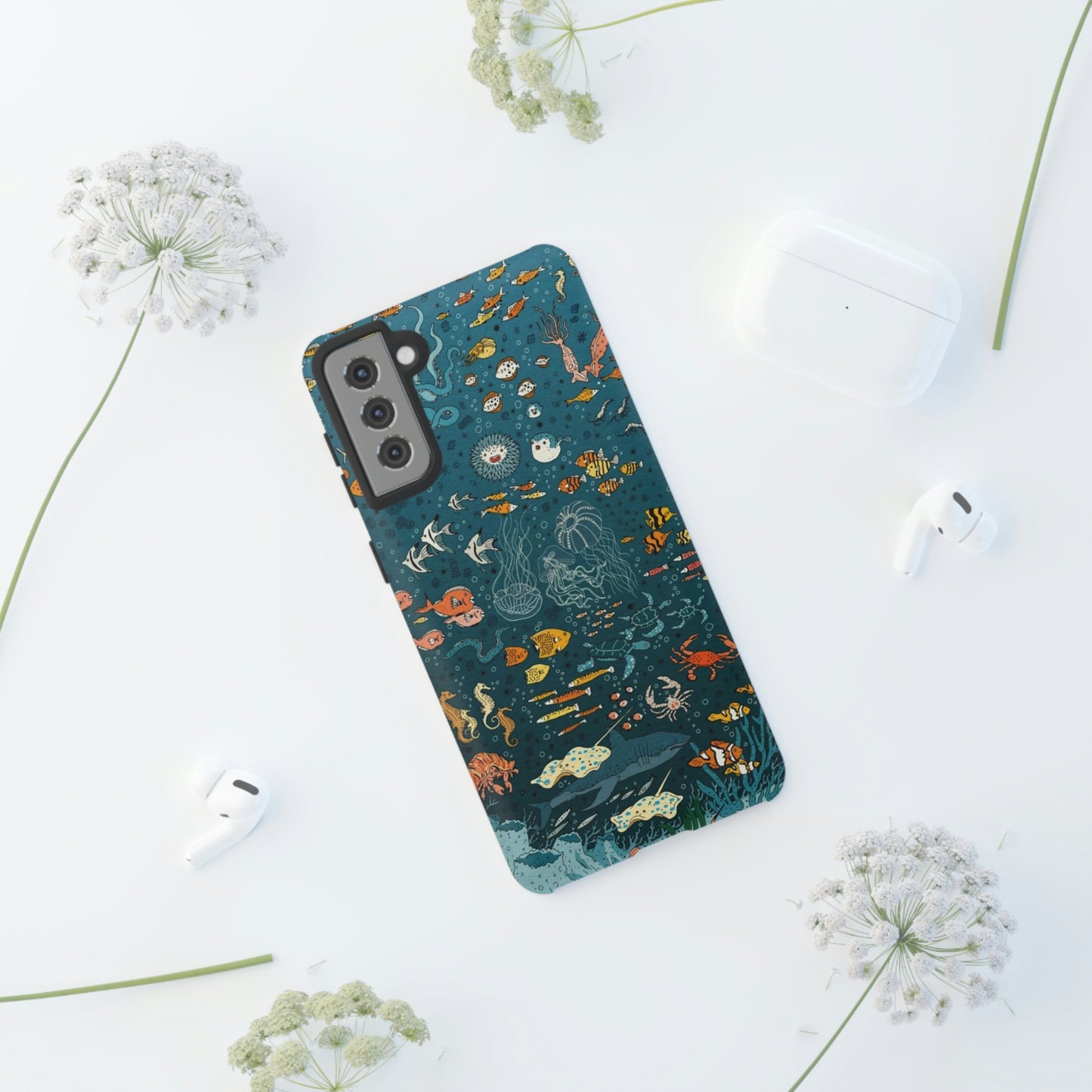 under the sea, phone case, for Samsung & Google phones, summer collection /Tough Cases