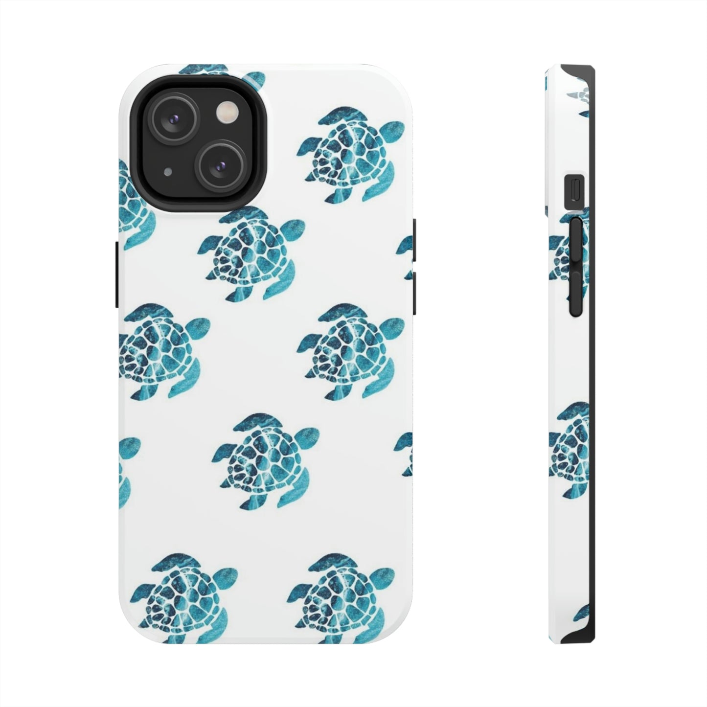 Turtles crossing iPhone case / summer collection Tough Phone Cases, Case-Mate