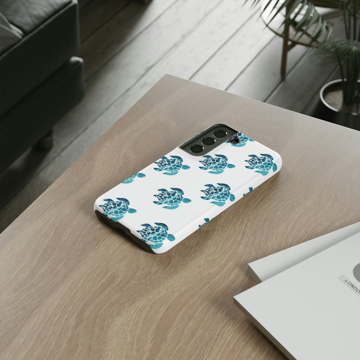 Turtles Crossing phone case/ for Samsung & Google phones/ Tough Cases/ summer collection