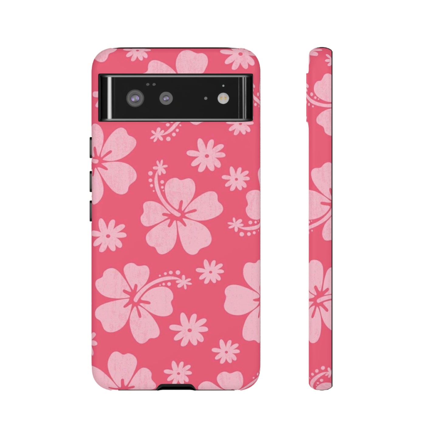 Pink hibiscus phone case/ for Samsung & Google phones /summer collection