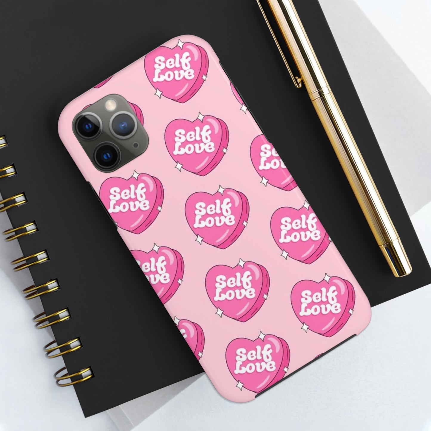 Self Love phone case/ for iPhones/heart collection Tough Phone Cases,