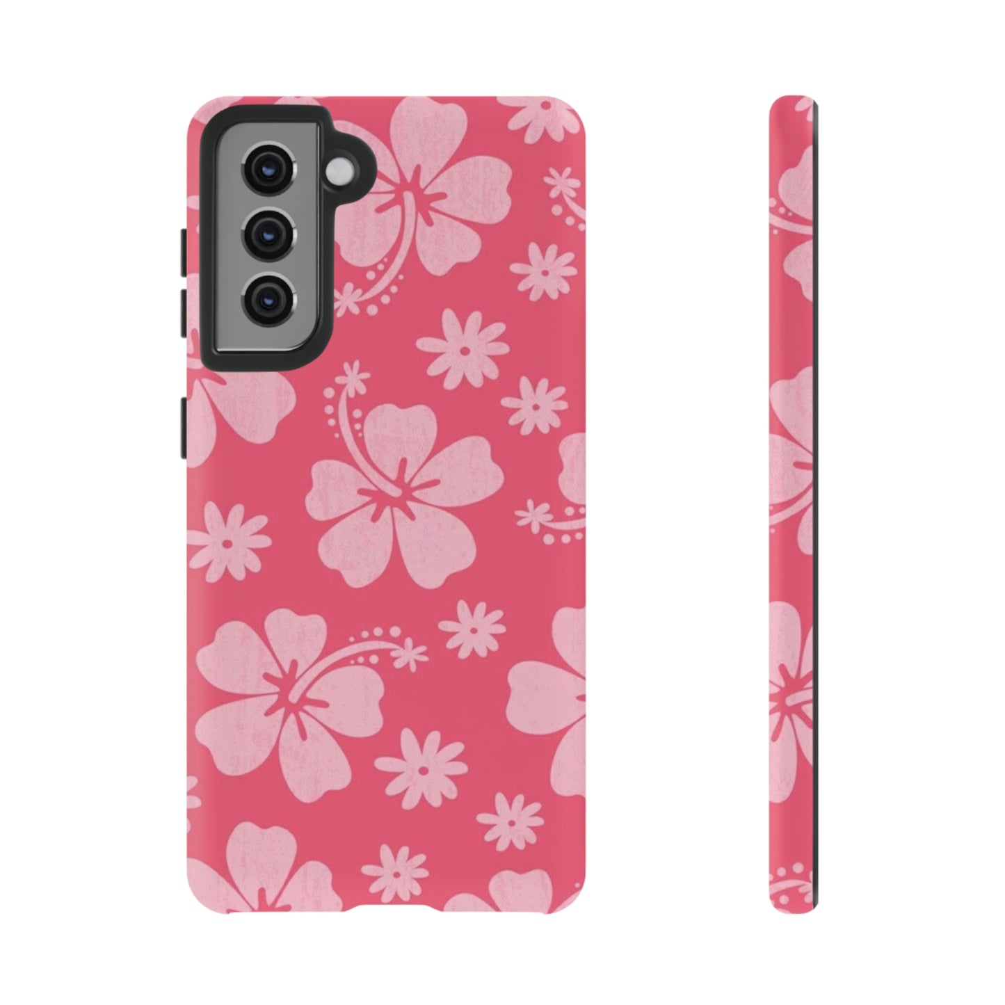 Pink hibiscus phone case/ for Samsung & Google phones /summer collection