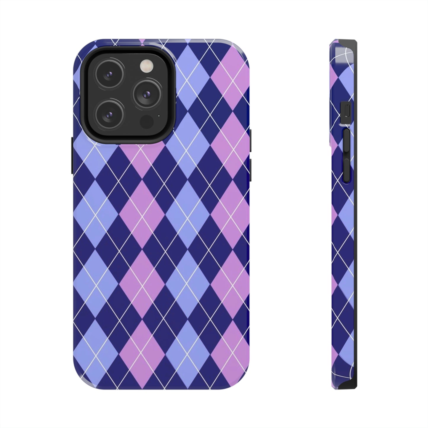 Purple plaid sweater phone case/ for iPhone/ plaid collection/ Tough Phone Cases